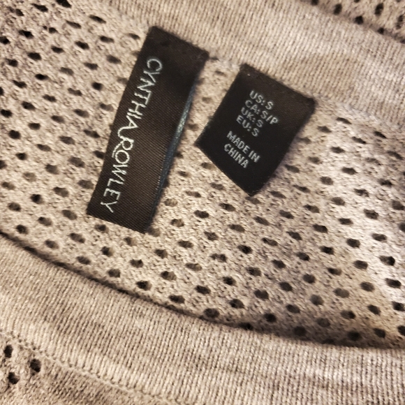 Cynthia Rowley Gray Sweater - Picture 2 of 3
